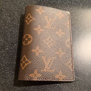 Canvas Monogram Passport Holder